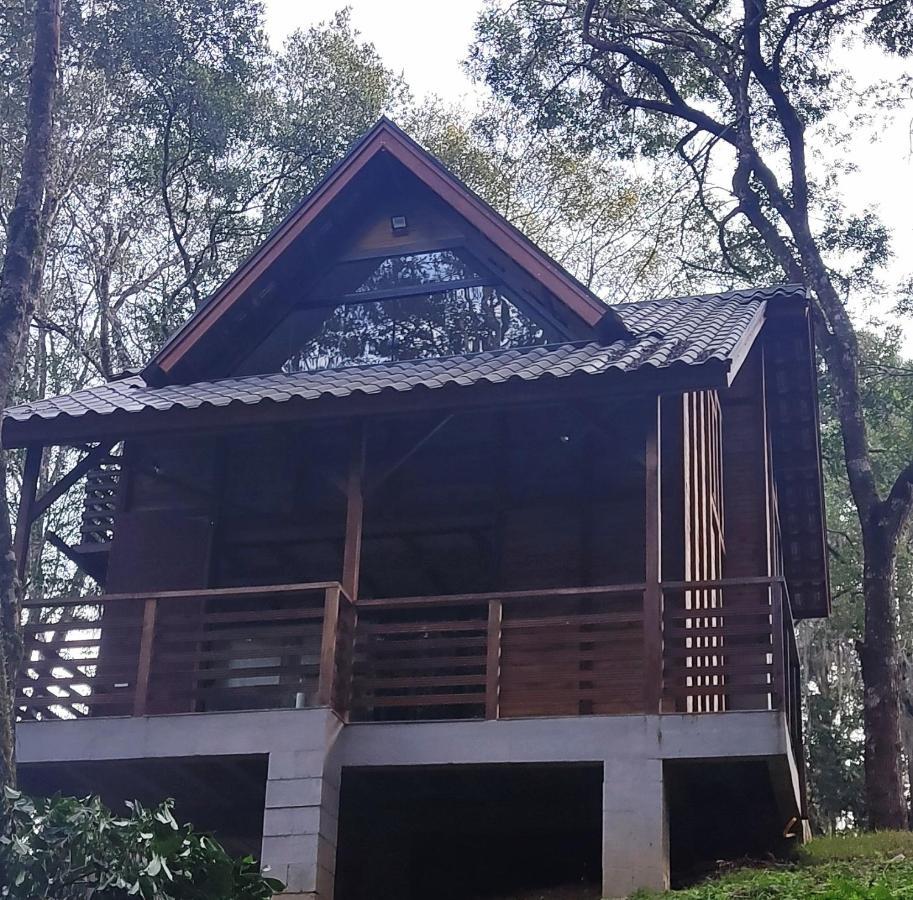 Chale Em Frente Ao Zoologico Villa Curitiba Bagian luar foto